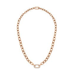 Luxusní bronzový náhrdelník s krystaly Crystal Link DW00400571