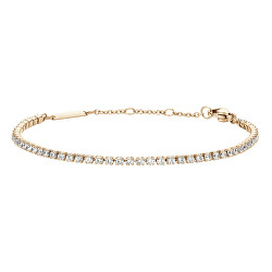 Bracciale scintillante in bronzo con cristalli Classic Tennis DW00400387