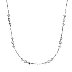 Fashion stříbrný náhrdelník se zirkony EG3615040