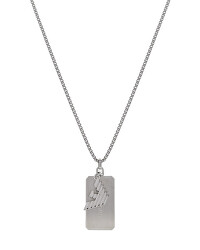 Pánský náhrdelník z oceli Eagle Logo EGS3167040