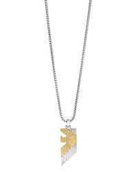 Stylový pánský bicolor náhrdelník Eagle Logo EGS3073040