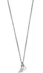 Stylový stříbrný náhrdelník se zirkony EG3574040