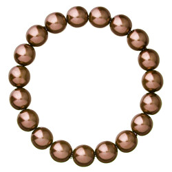Elegantní perlový náramek 56010.3 brown