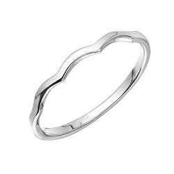 Elegantní stříbrný prsten Vlnky 65002