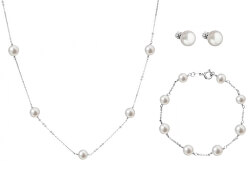 Elegantná zvýhodnená súprava šperkov Pavona 21004.1, 22015.1, 23008.1 (náhrdelník, náramok, náušnice)