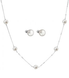 Elegantná zvýhodnená súprava šperkov Pavona 21004.1, 22015.1 (náhrdelník, náušnice)