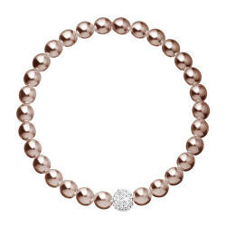 Luxusný perličkový náramok s kryštálmi Preciosa 33115.3