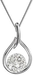 Nadčasový stříbrný náhrdelník s krystaly Swarovski 32075.1 (řetízek, přívěsek)
