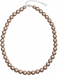 Perlový náhrdelník 32011.3 bronze