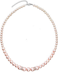 Romantický perličkový náhrdelník Rosaline Pearls 32036.3