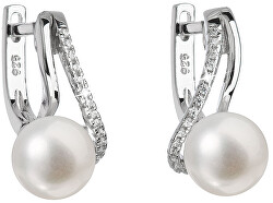 Stříbrné náušnice s pravými perlami Pavona 21024.1