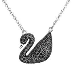 Stříbrný náhrdelník Černá labuť 12026.3