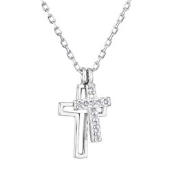Stříbrný náhrdelník s křížkem 12012.1
