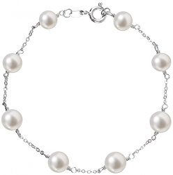 Silberarmband mit echten Perlen 23008.1