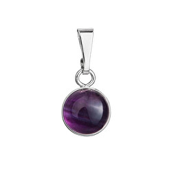 Stříbrný přívěsek s pravým fluoritem 14033.3