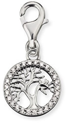 Pandantiv de argint pentru bratara Tree of Life cu zirconi ERC-LILTREE-ZI