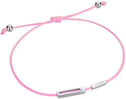 Rózsaszín vezetékes mini karkötő ESBR00741D21
