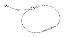 Silbernes Armband mit Kristallen  Joline ESBR01101117