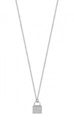 Stylový stříbrný náhrdelník se zirkony ESNL01811145