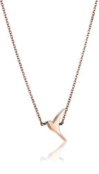 Elegantní ocelový náhrdelník s holubicí WN1005R