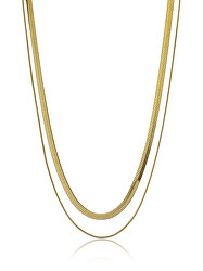 Bellissima collana doppia placcata in oro  Lennon EWN23085G