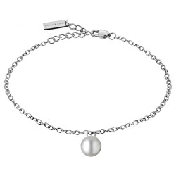 Nádherný oceľový náramok s perlou WB1056S