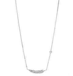 Dámský náhrdelník s peříčkem JFS00407040