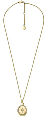 Pozlacený náhrdelník Medailonek s krystaly Sadie Locket JF04735710