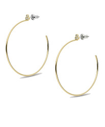 Minimalistischevergoldete Ohrringe mit Kristallen Sadie JF04111710