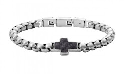 Brățară fashion din oțel cu cruce Crosses JF03854040