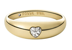 Nadčasový pozlacený prsten se srdíčkem Valentine JF03938710