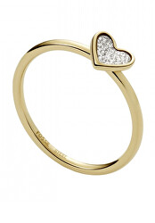 Romantický pozlátený prsteň Valentine JF03943710