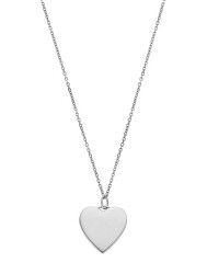 Slušivý oceľový náhrdelník Srdce Drew JF04690040