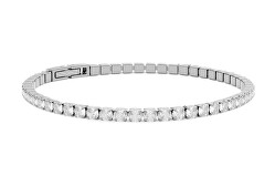 Blyštivý tenisový náramek s čirými krystaly Swarovski SB-TENNIS-S