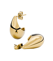Elegantní pozlacené náušnice Teardrop SE-CLAWEARING-G