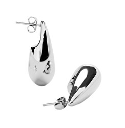 Moderní ocelové náušnice Teardrop Drip SE-DRIP-S