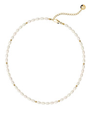 Pozlacený náhrdelník z pravých perel Berlin Choker SN-BERLIN-G
