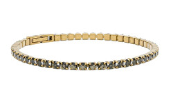 Tenisový náramek s šedými krystaly Swarovski SB-MIDNIGHTTENNIS-G