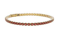 Tenisový náramek s červenými krystaly Swarovski SB-CHERRYTENNIS-G