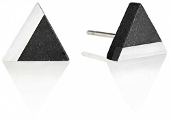 Kő és acél kőfülbevaló háromszög acél GJEWSSA003UN