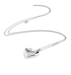 Dlouhý ocelový náhrdelník Fluid Hearts JUBN02306JWRHT/U