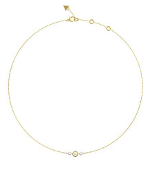 Elegantní pozlacený náhrdelník Tiny Pearly JUBN05519JWYGT/U