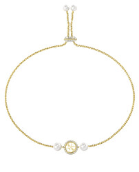 Elegantní pozlacený náramek Tiny Pearly JUBB05520JWYGT/U