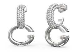 Fashion kruhové náušnice s krystaly Oh My G JUBE04521JWRHT/U