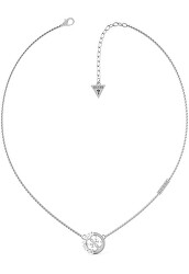 Luxusní ocelový náhrdelník s krystaly Pure Light JUBN01106JWRH