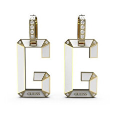 Luxuriöse vergoldete Ohrringe mit Anhängern G-Shades JUBE01469JWYGWHT/U