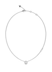 Collana fashion in acciaio con zirconi Stylish Guess JUBN04593JWRHT/U