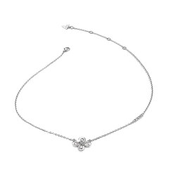 Nádherný ocelový náhrdelník s květinou Amazing Blossom JUBN03057JWRHT/U