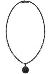 Originální černý náhrdelník se lvem Lion King UMN01316