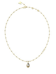 Půvabný pozlacený náhrdelník Crystal Drop JUBN03391JWYGT/U